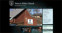 Desktop Screenshot of denverbiblechurch.org